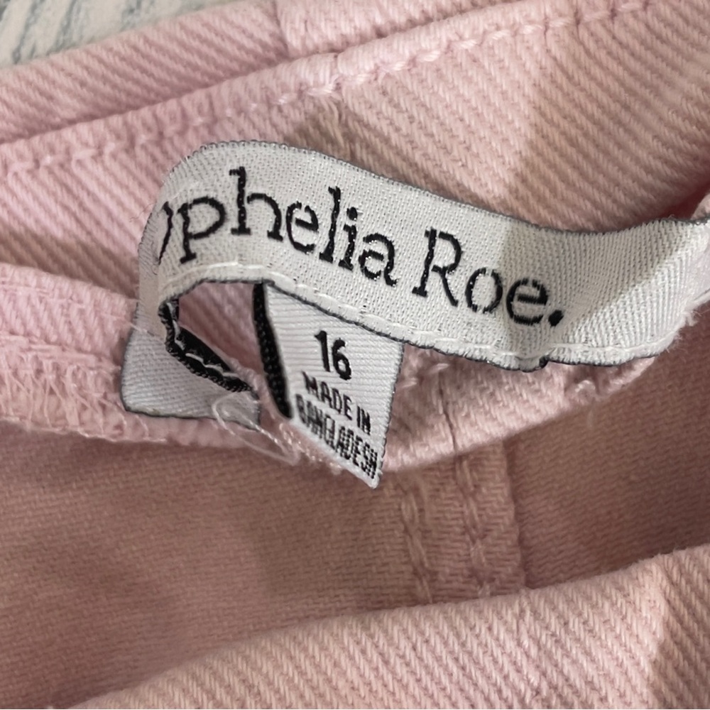 Ophelia Roe Pink Wide Leg High Waisted Pants 16 - Picture 4 of 7